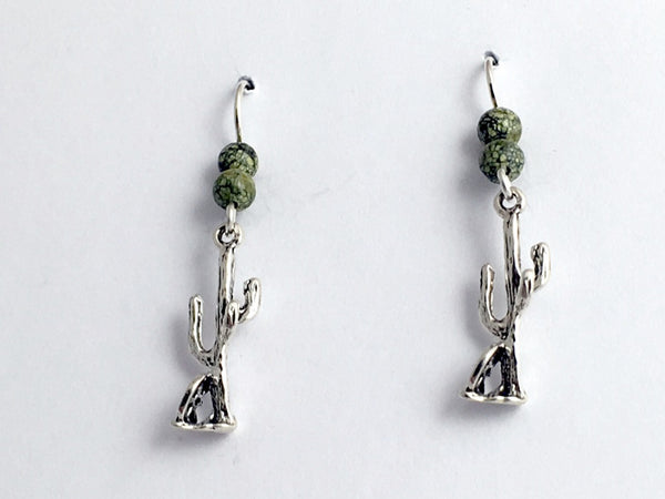 Vintage sterling saguaro shops cactus earrings