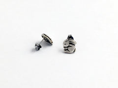 Sterling Silver and Surgical Steel Bunny Rabbit stud earrings- Rabbits, bunnies